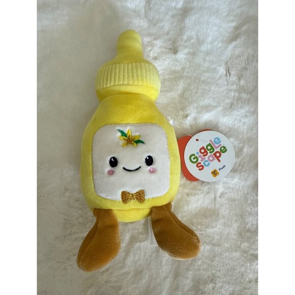 2025 Giggle Scape Plush Ketchup & Mustard Bottles 9" New Toy Target Exclusive - Picture 3 of 4